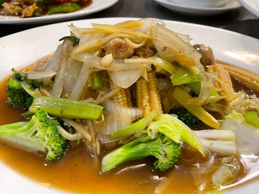 Steamed Ginger Fish.