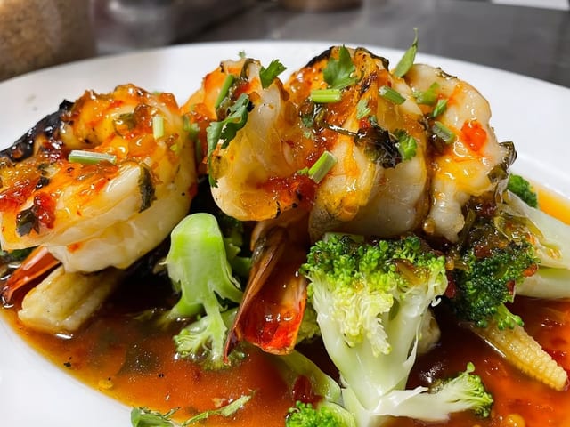 Tamarind Prawn.