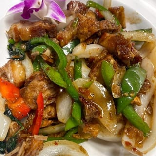 Basil Crispy Pork Belly