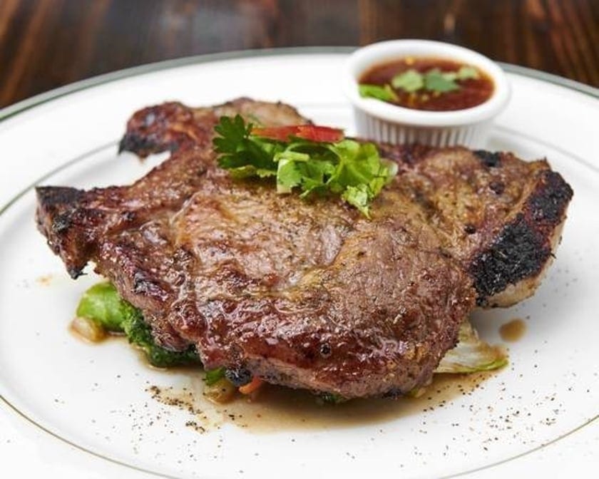 Grilled Pork Chop.