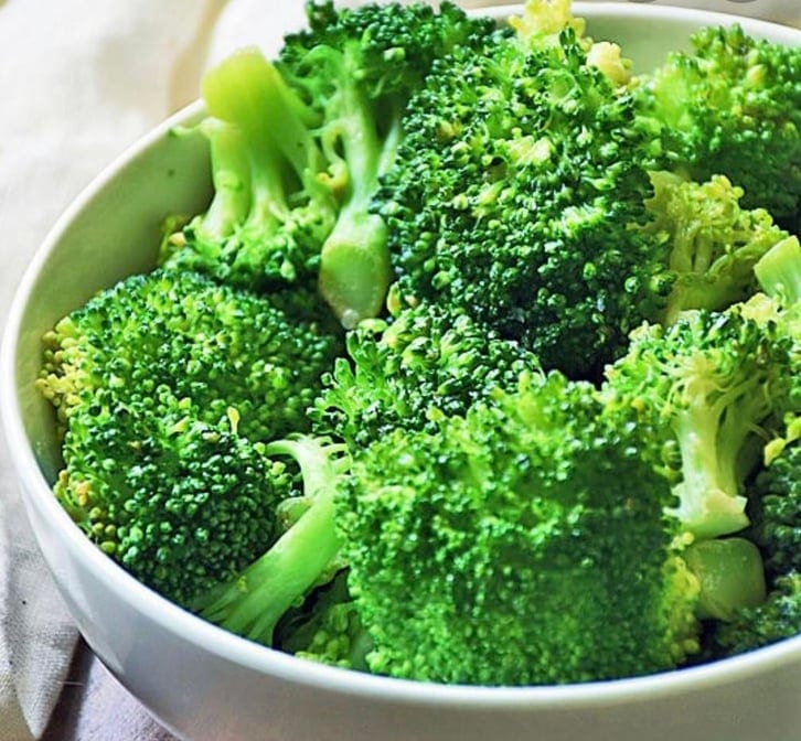 Steamed Broccoli.